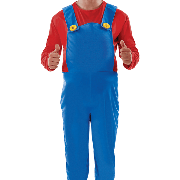 Mens Super Mario Costume (Plus Size)