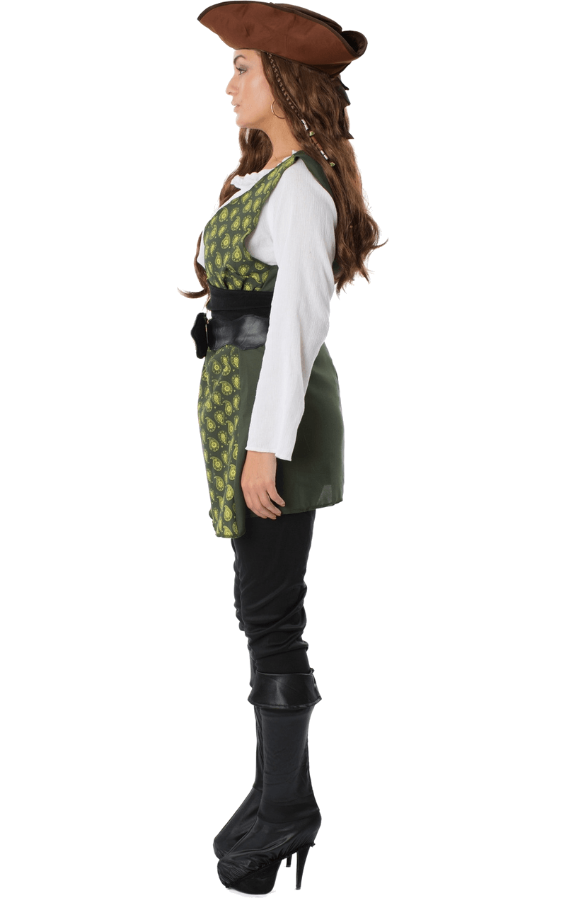 Adult Womens Pirate Fancy Dress Costume