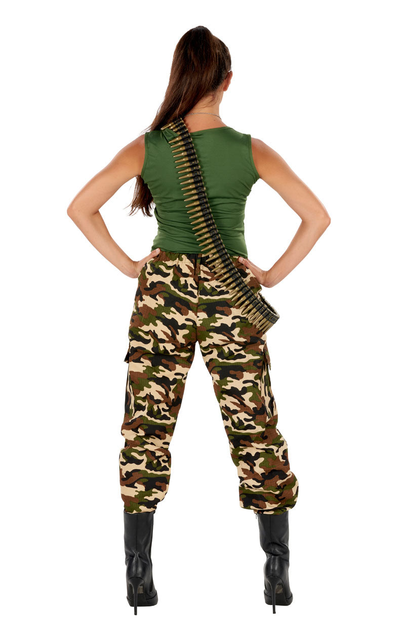 Camo Army Girl Costume