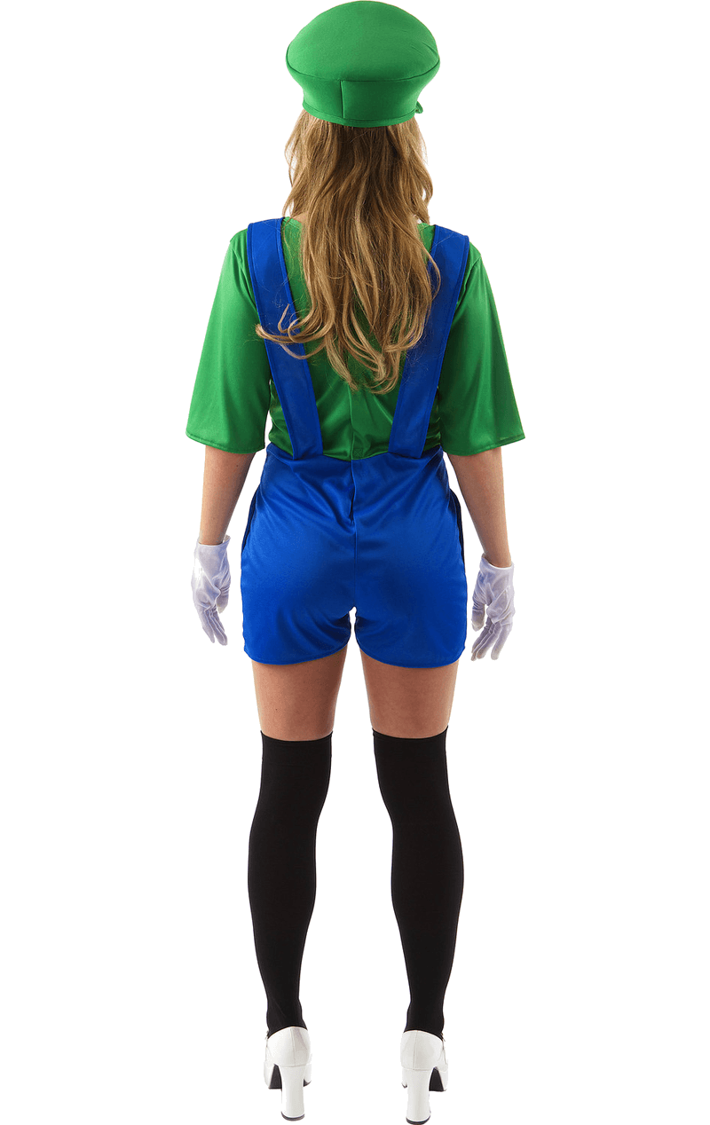 Adult Female Luigi Super Mario Costume