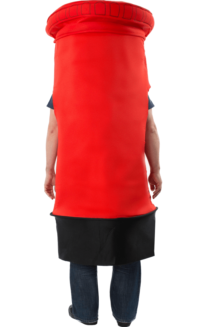 Adult Postbox Fancy Dress Costume
