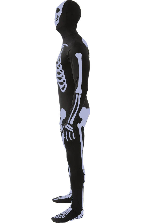 Adult Skeleton Skin Suit Halloween Costume