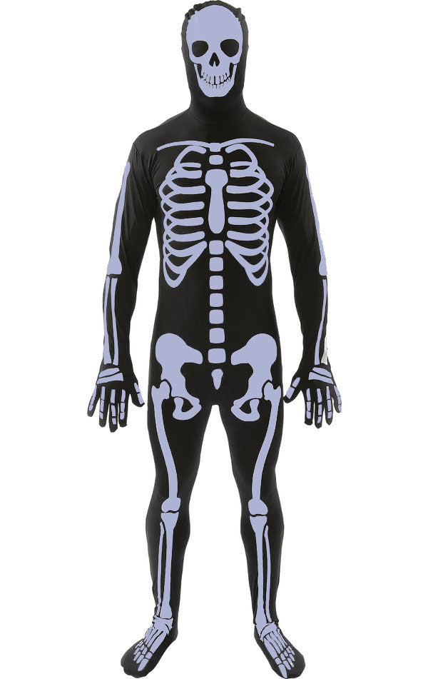 Adult Skeleton Skin Suit Halloween Costume