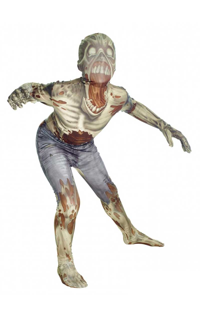 Kids Zombie Morphsuit Costume