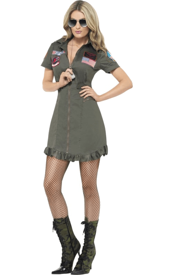 Ladies Top Gun Deluxe Costume