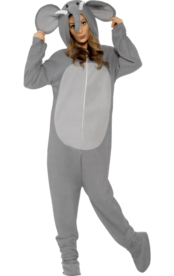 Adult Elephant Animal Onesie Costume