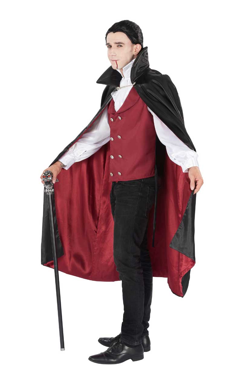 Adult Halloween Red Vampire Costume