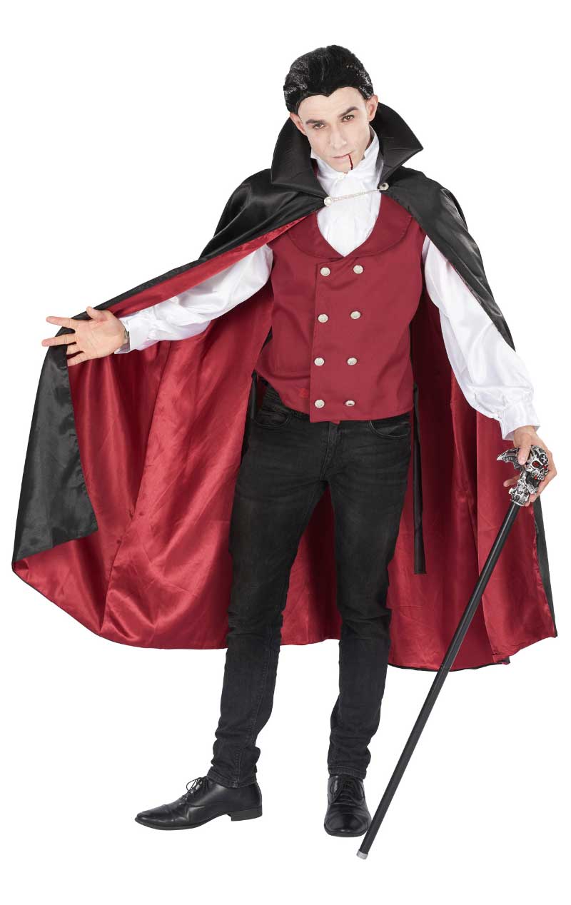 Adult Halloween Red Vampire Costume