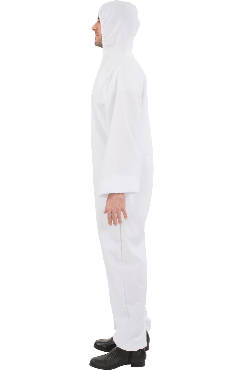 Adult White Hazmat Suit Costume