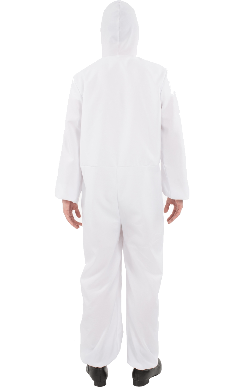 Adult White Hazmat Suit Costume