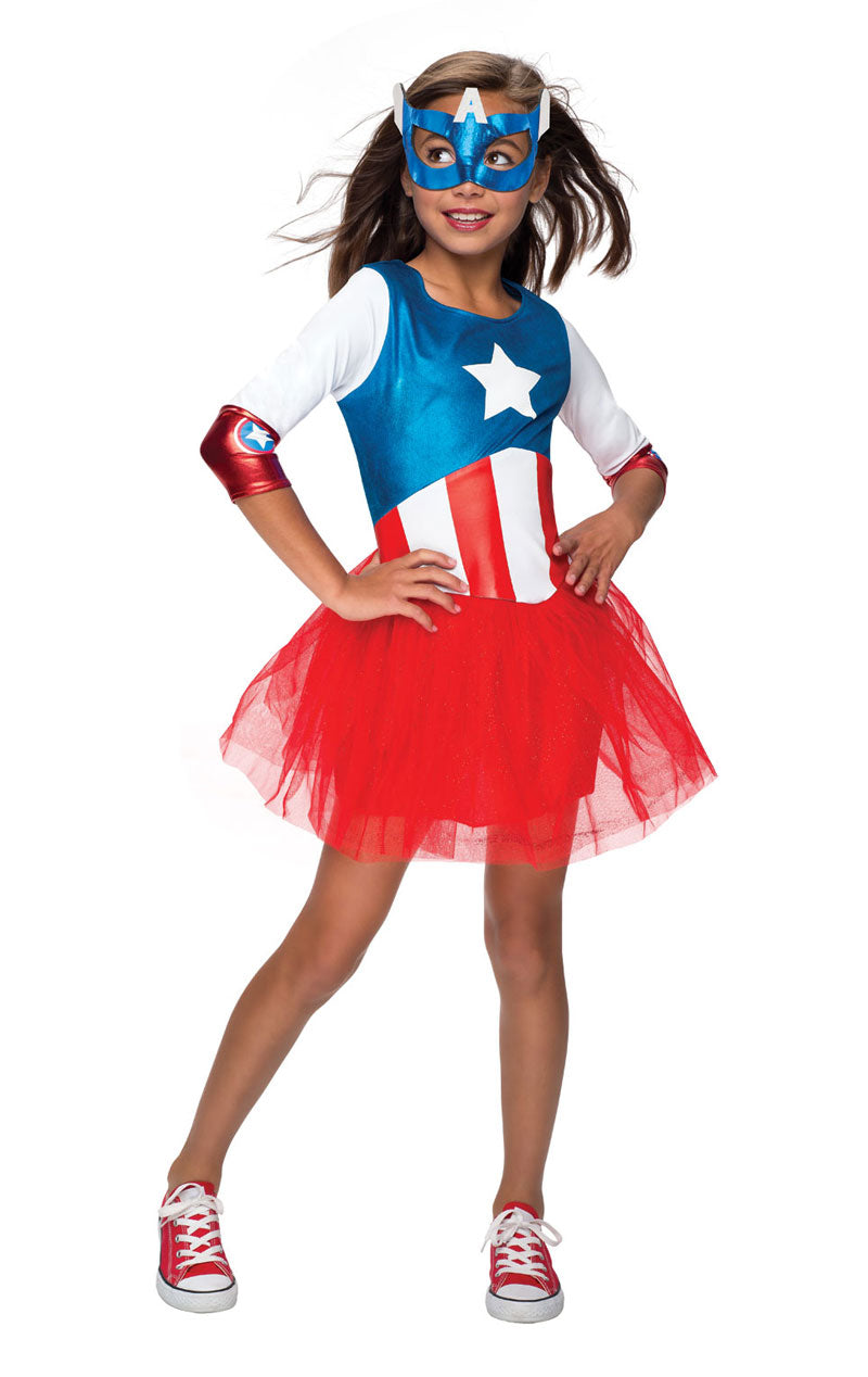Girls Avengers American Dream Costume