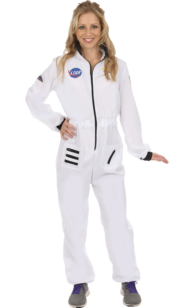 Womens White Astronaut Costume