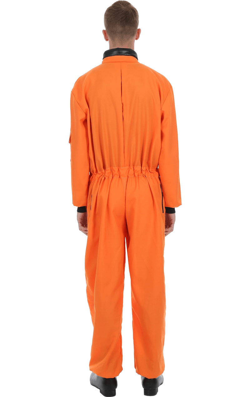 Mens Orange Astronaut Costume