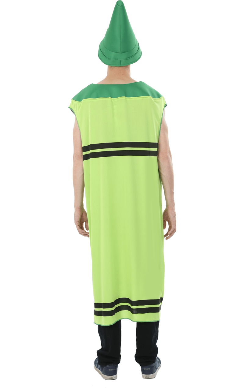 Mens Green Crayon Costume