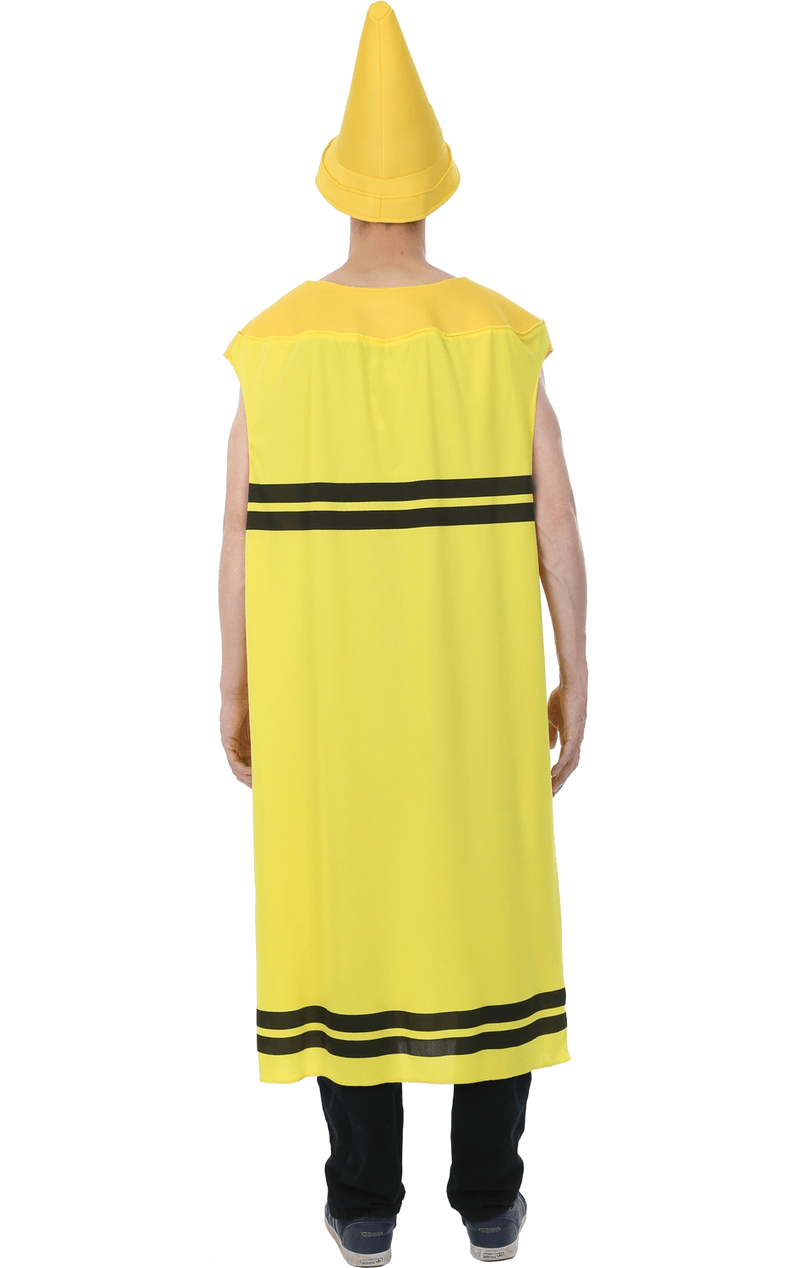 Mens Yellow Crayon Costume