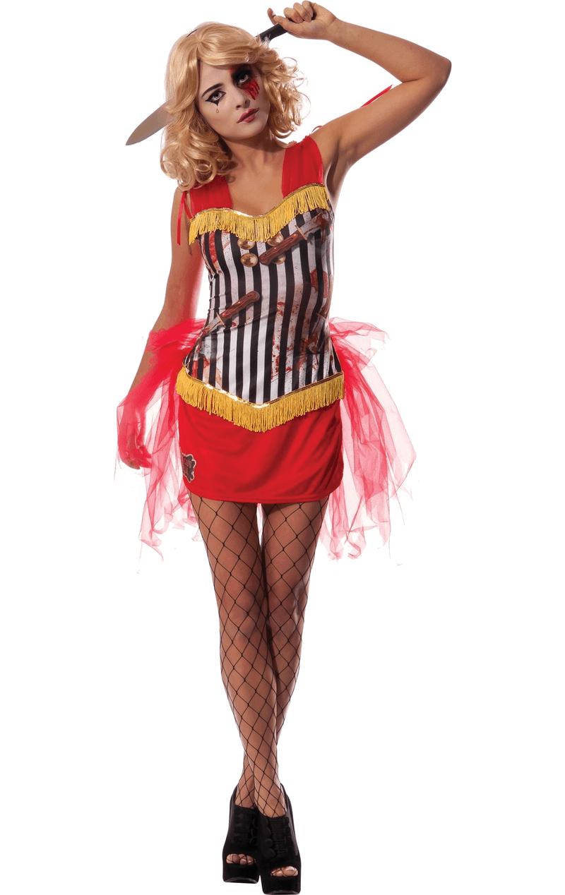 Womens Knife Throwers Circus Assistant Costume