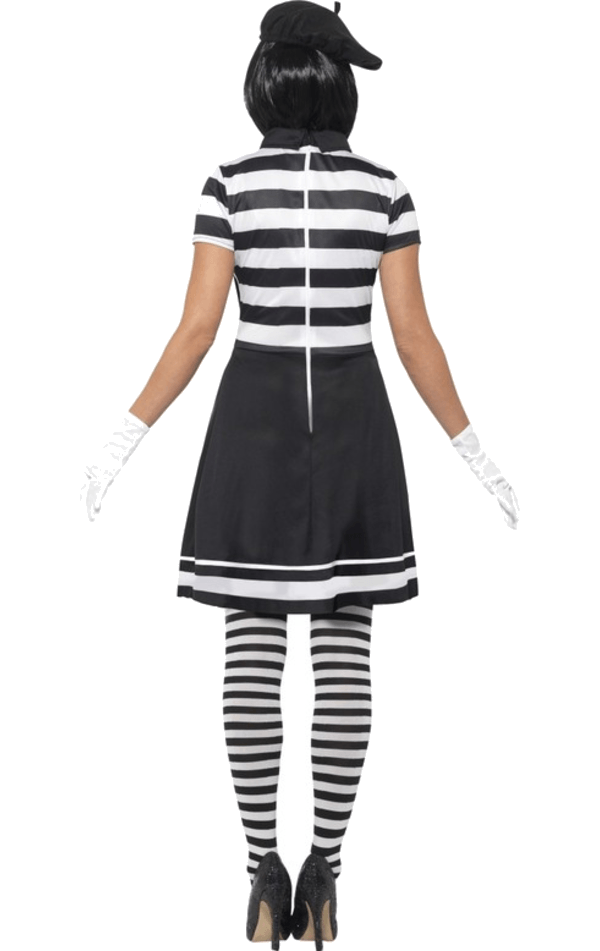 Adult Lady Mime Artist Costume