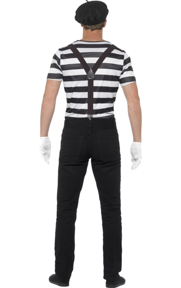 Adult Gentleman Mime Artist Costume