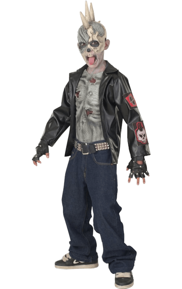 Boys Punk Zombie Halloween Costume