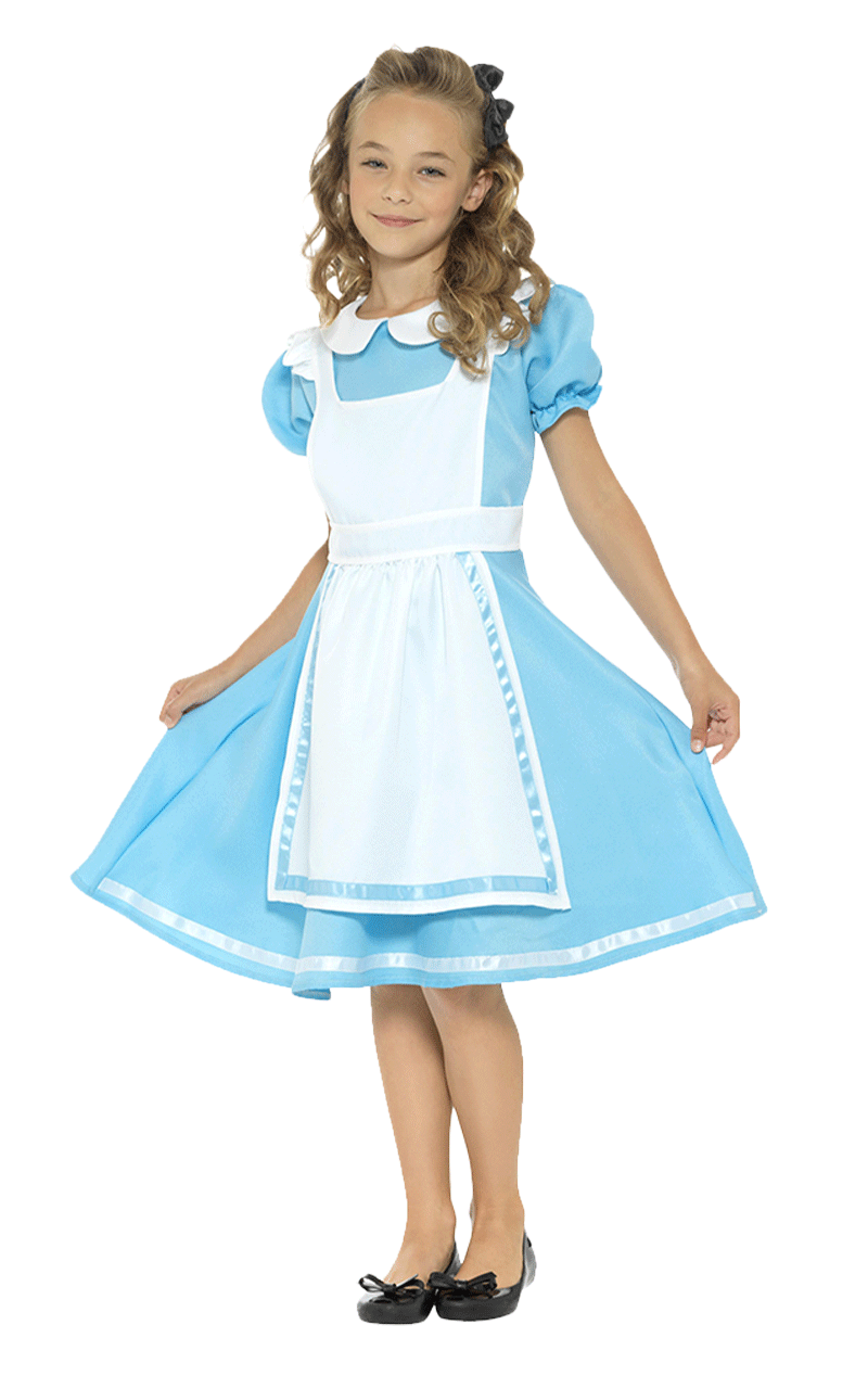 Girls Storybook Alice in Wonderland Costume