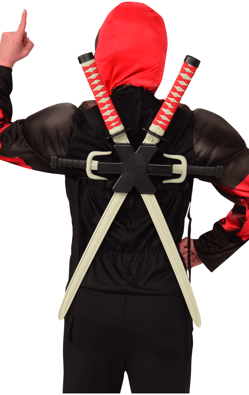 Adult Deadpool Top & Weapon Kit