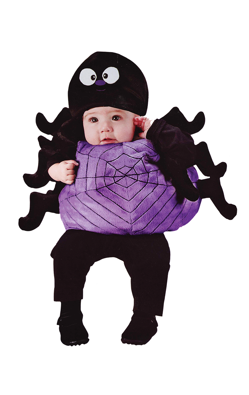 Kids Purple Spider Animal Costume