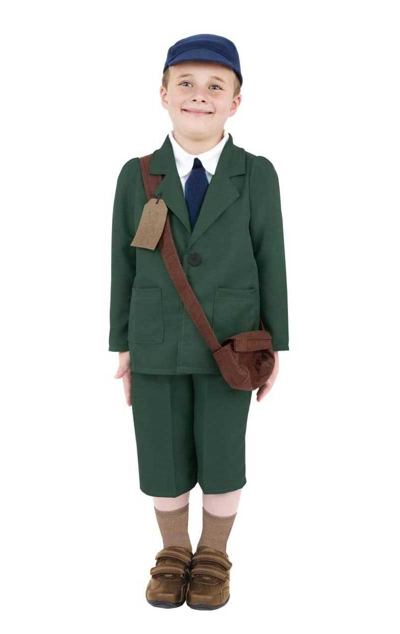 Boys World War II Evacuee Costume