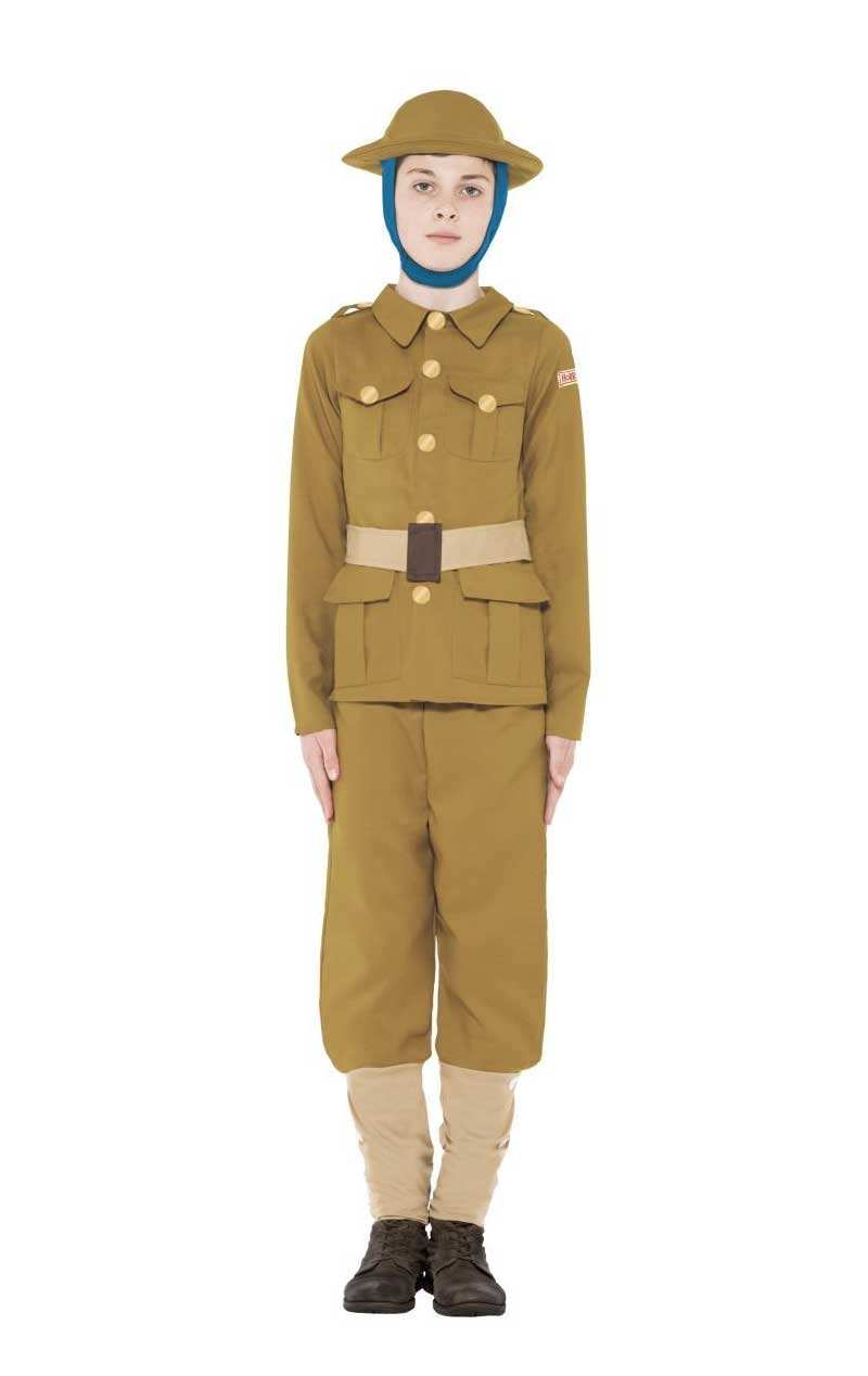 Child Horrible Histories WW1 Boy Costume