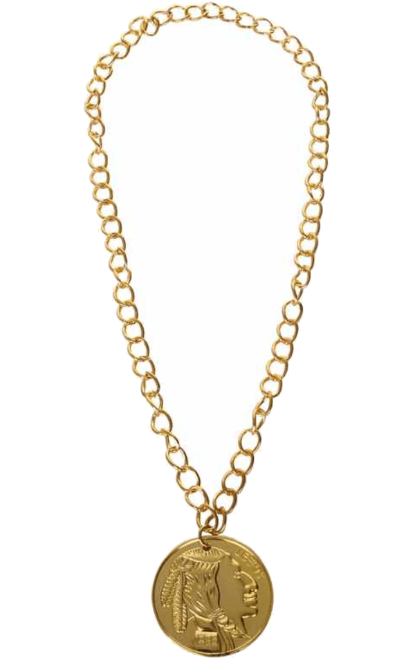 Gold Medallion Necklace