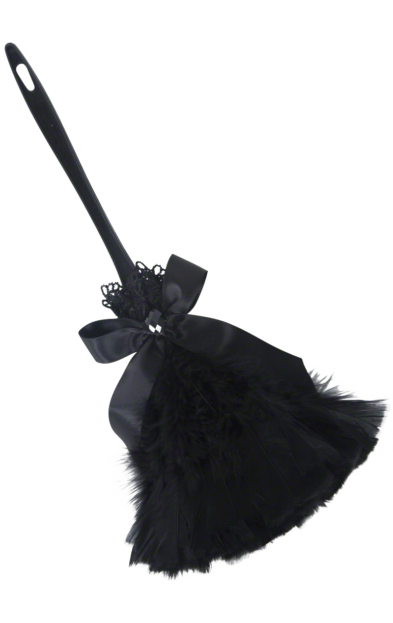 Black Feather Duster