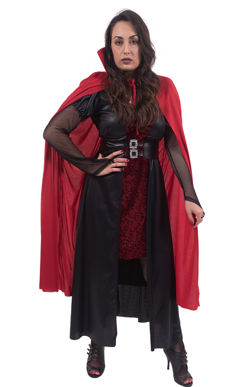Adult Blood Red Vampire Cape