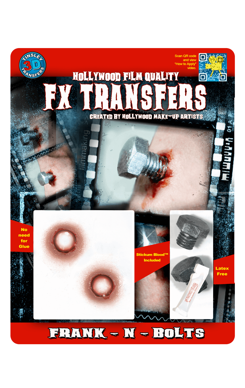 Frank-N-Bolts 3D FX Temporary Transfers