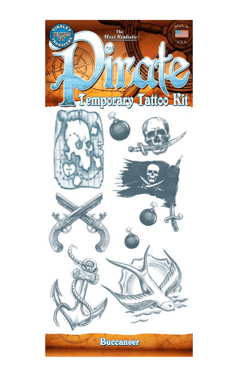 Pirate Tattoo Set
