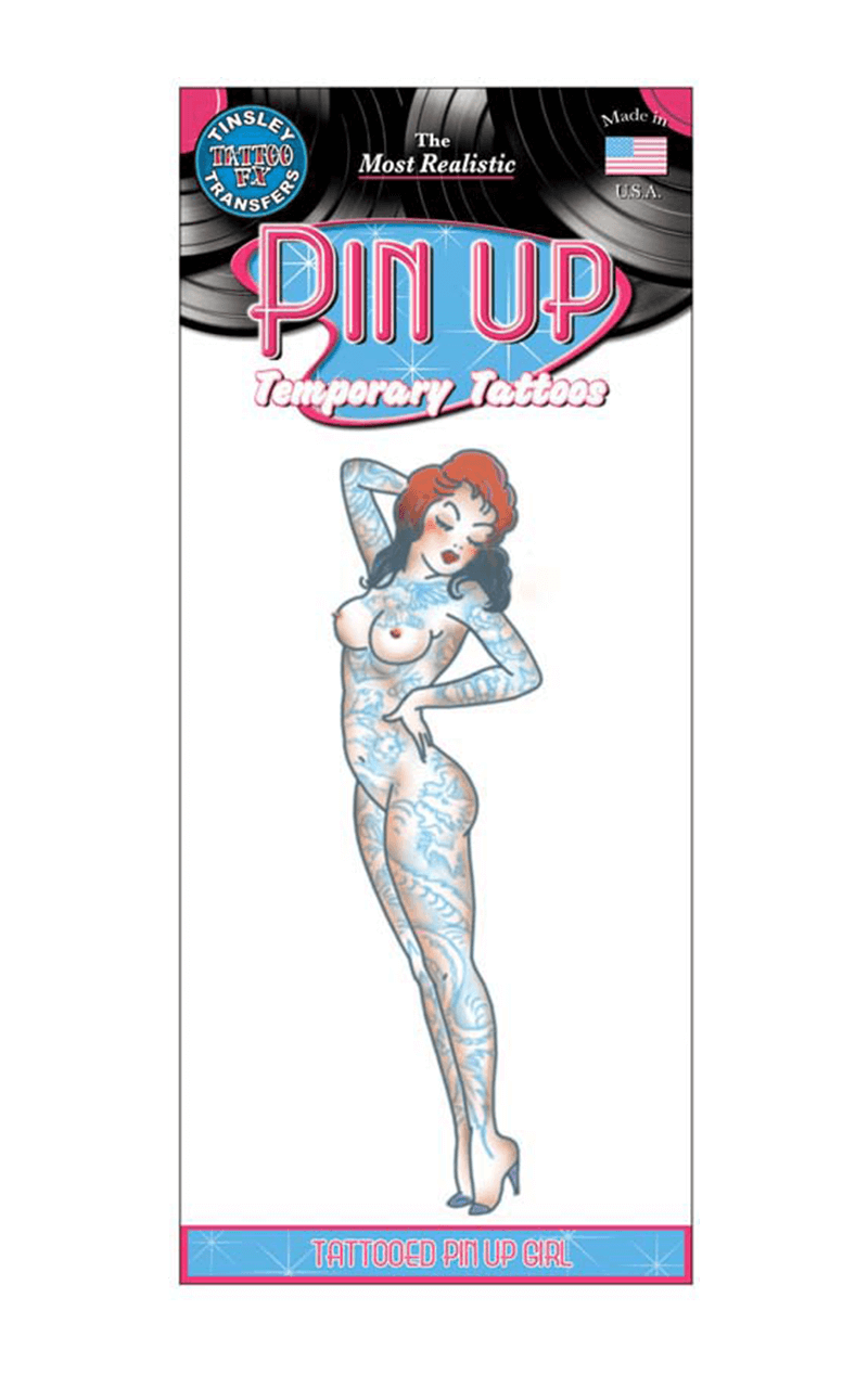 Tattooed Pin Up Girl Transfer