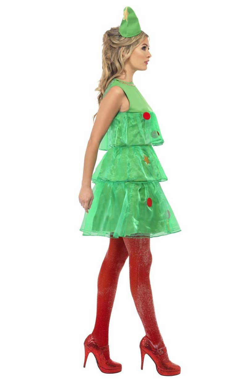 Womens Tutu Christmas Tree Costume