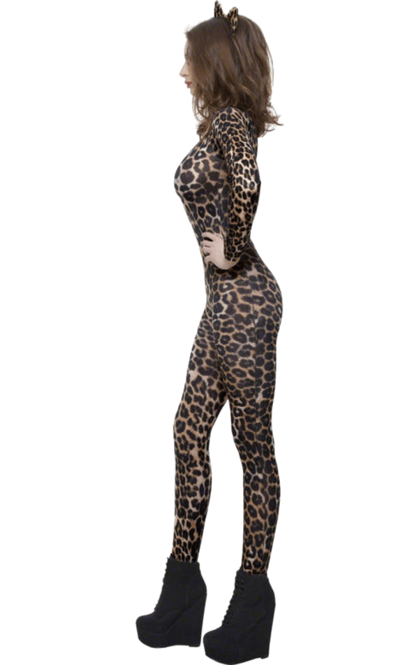 Womens Leopard Bodysuit
