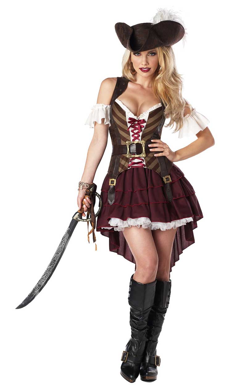 Womens Sexy Swashbuckler Pirate Costume
