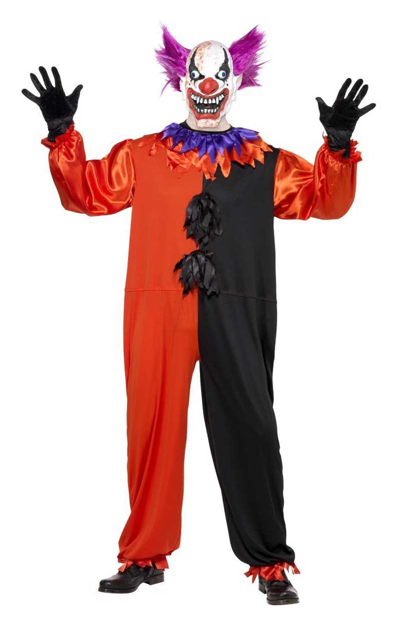 Adult Sinister Bo Bo the Clown Costume