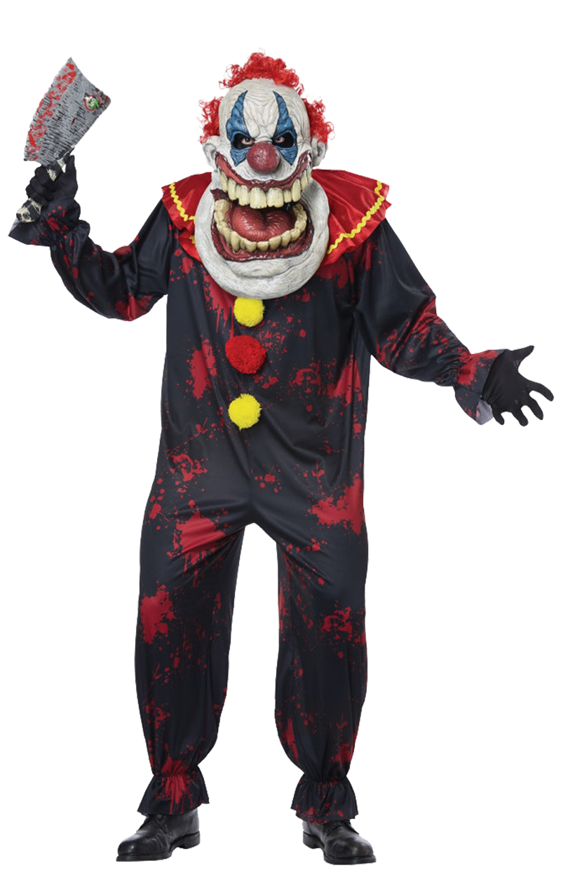 Adult Die Laughing Creepy Clown Costume