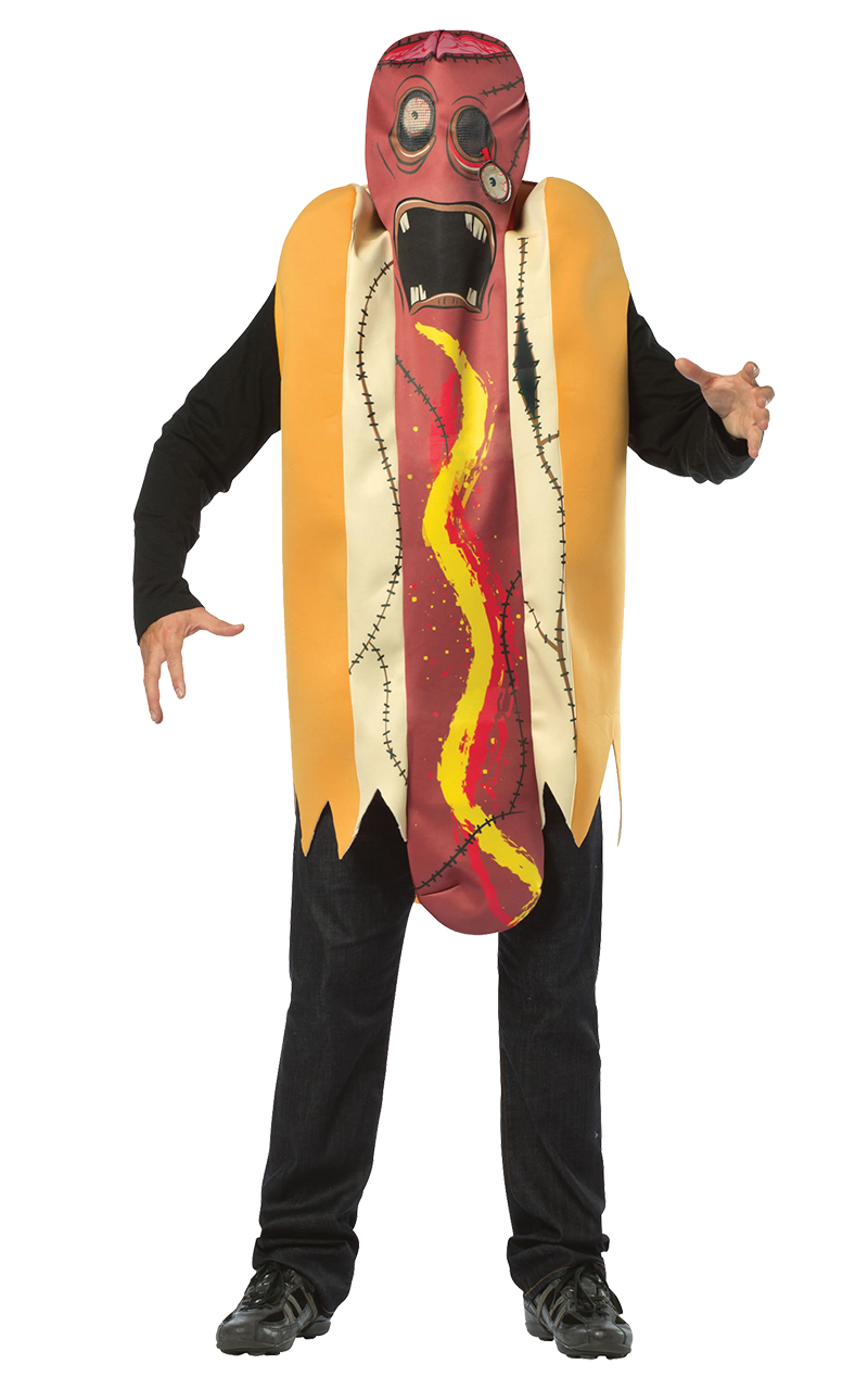Adult Zombie Hot Dog Costume