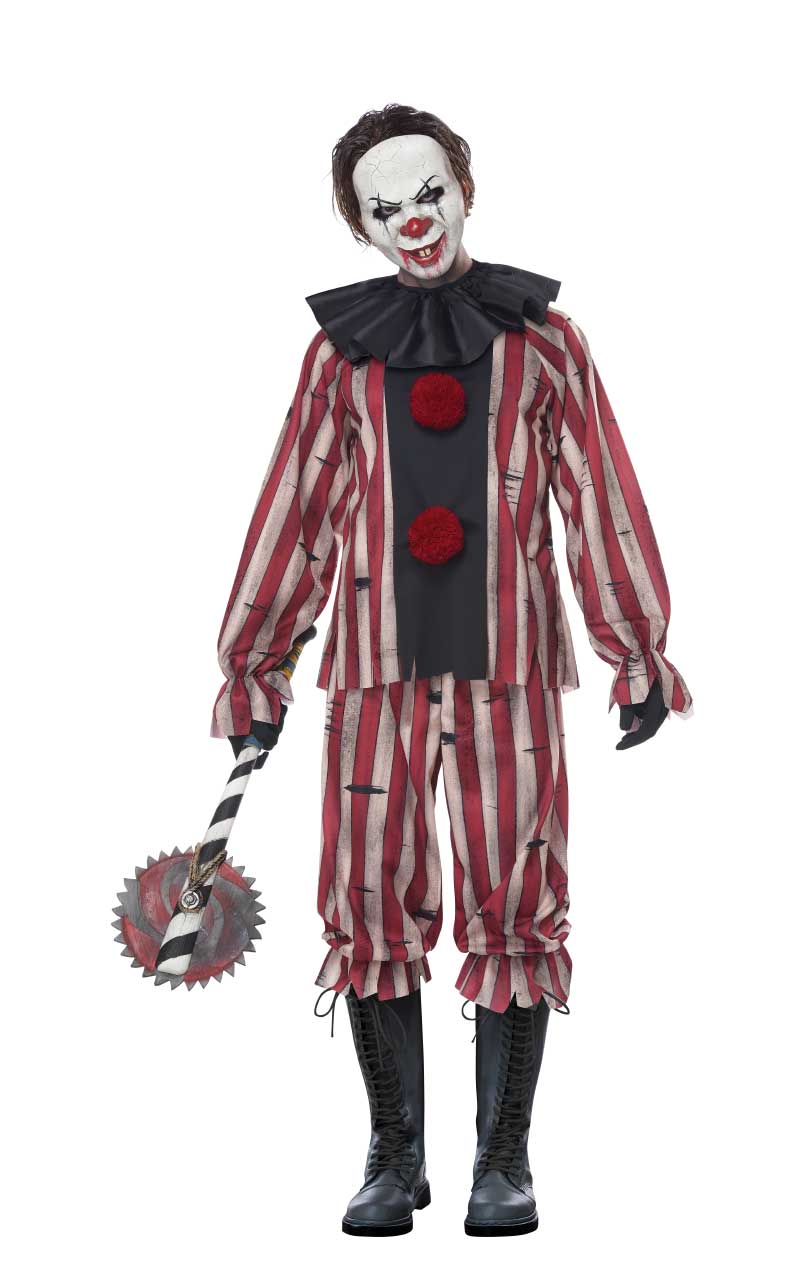 Plus size best sale clown costume uk