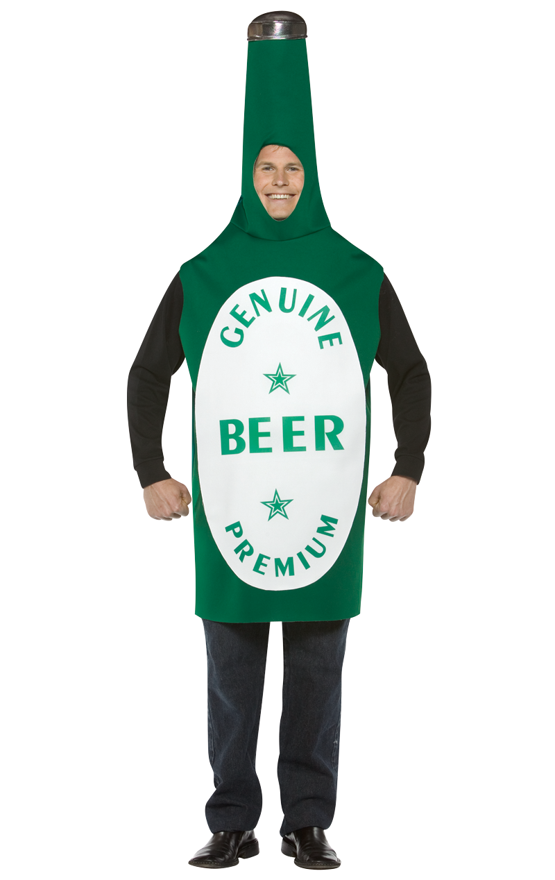 Adult Lightweight Beer Bottle Costume