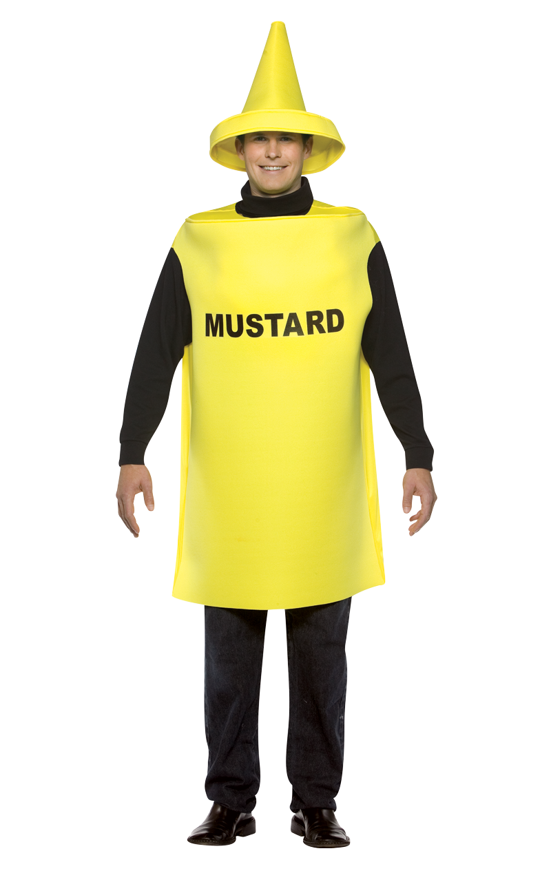 Adult Lightweight Mustard Bottle Costume