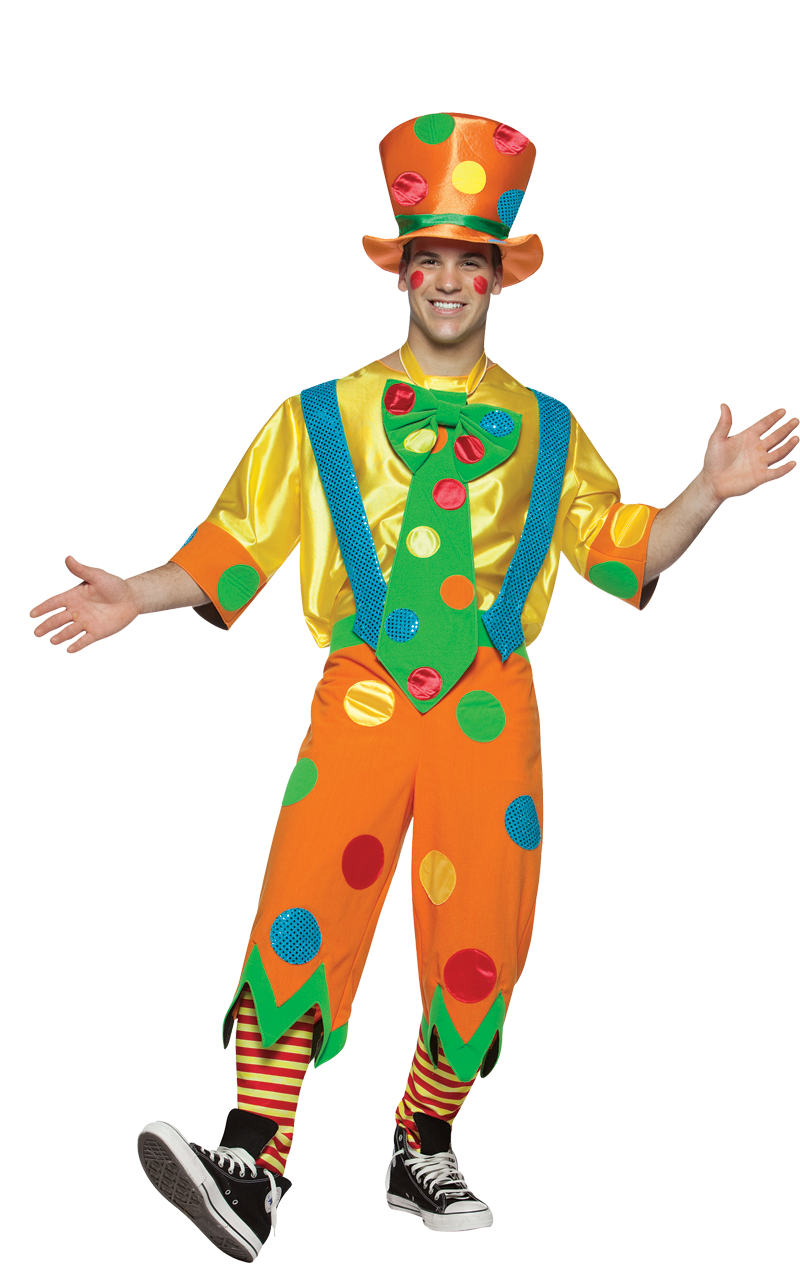 Adult Mr. Toots Clown Costume