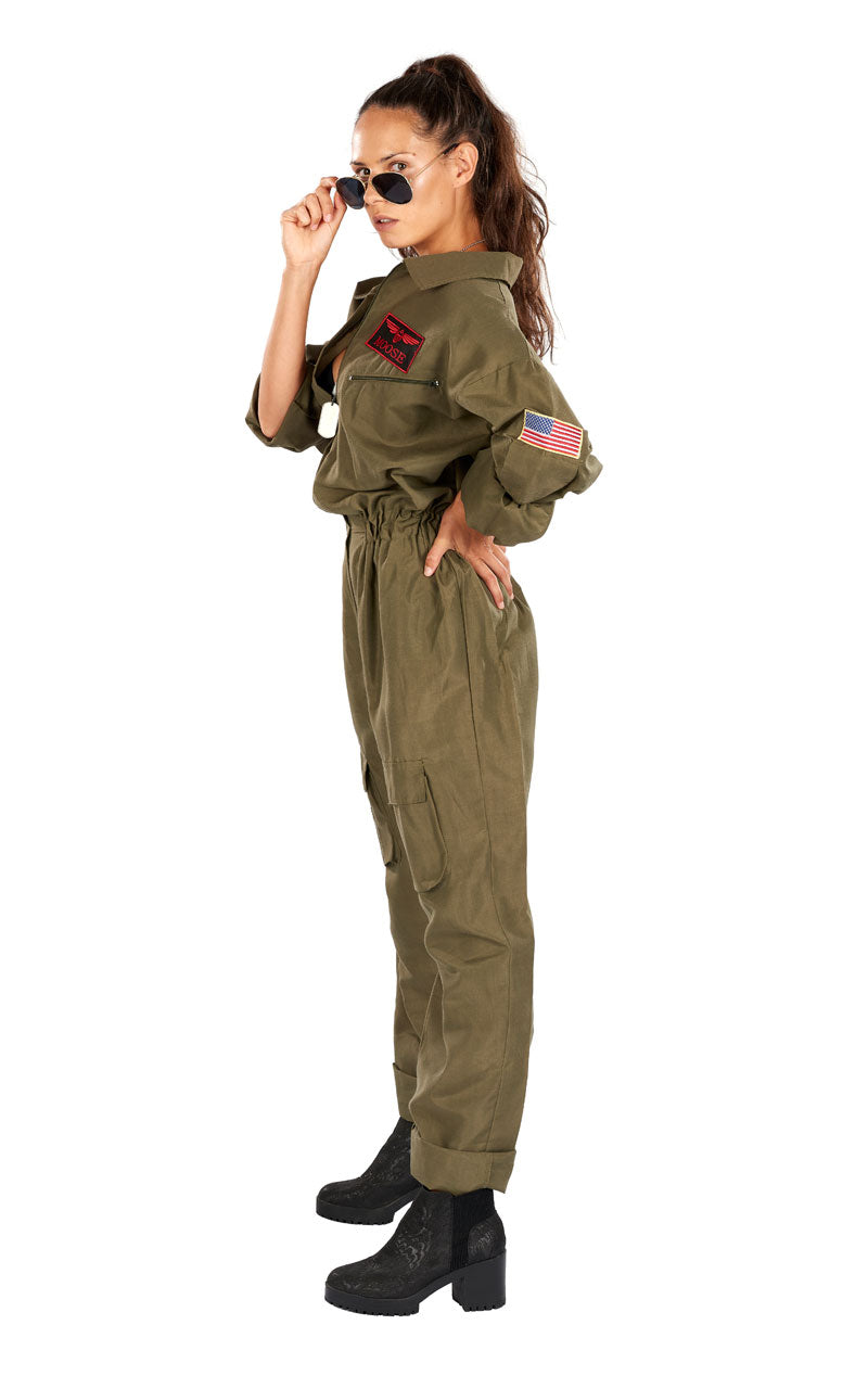 Adult Fighter Pilot Unisex Costume