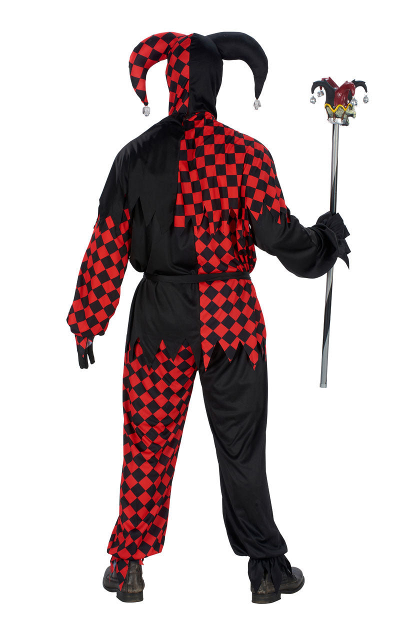 Adult Halloween Evil Jester Costume