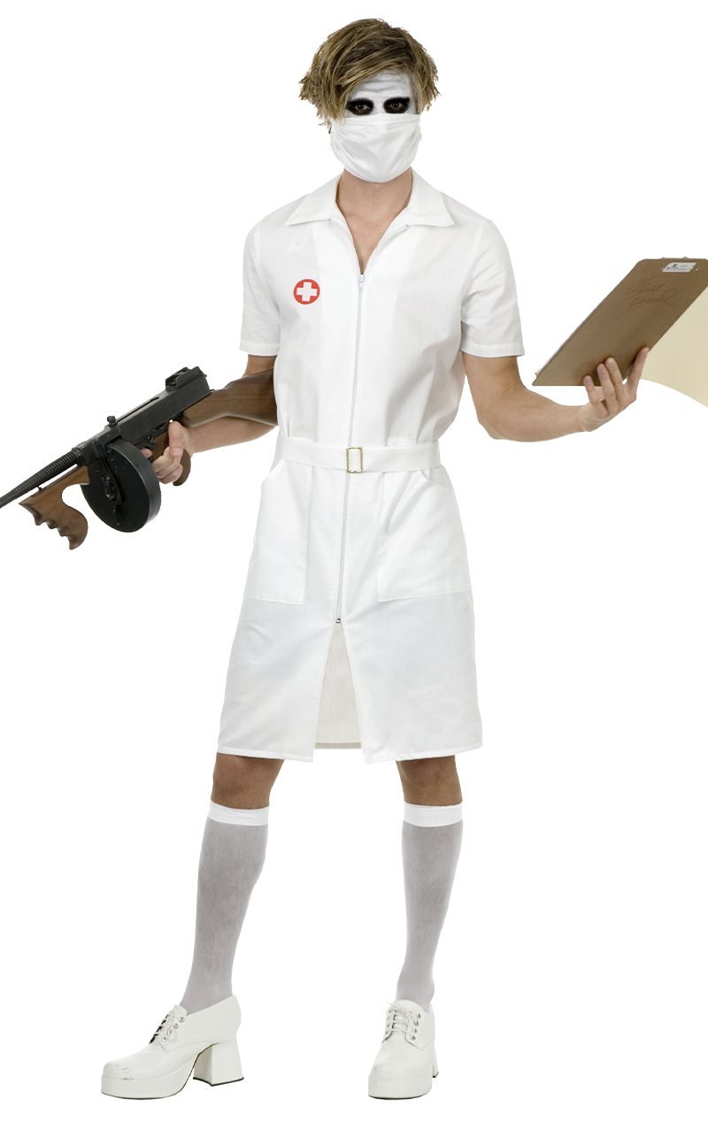 Mens Twisted Nurse Costume