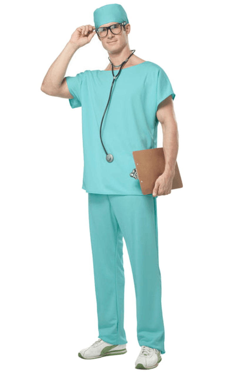 Adult Doctor Scrubs Costume
