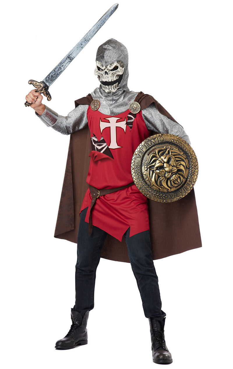 Mens Skull Knight Costume