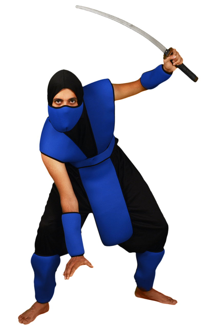 Blue Sneaky Ninja Costume